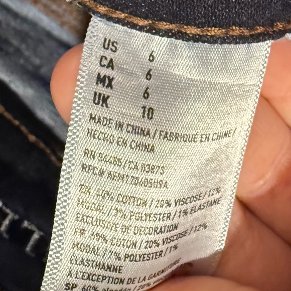 American Eagle Hi Rise Cheeky Shortie Jean Shorts Womens 6 blue Micro Mini Denim - Picture 8 of 9